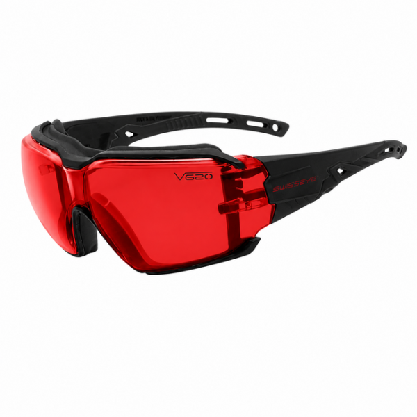 Swiss Eye® TARGET V620 taktikai szemüveg, piros