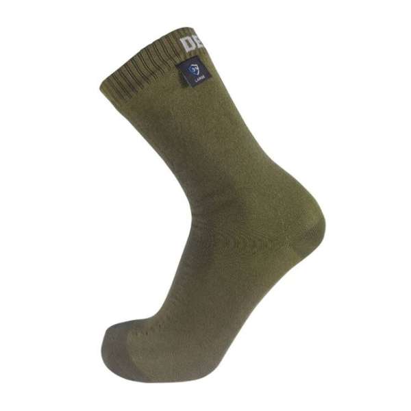 DexShell Ultra Thin Crew vízálló zokni, olívazöld