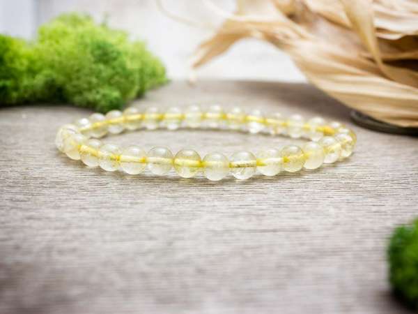 Szikrázó nap kvarc ásvány karkötő