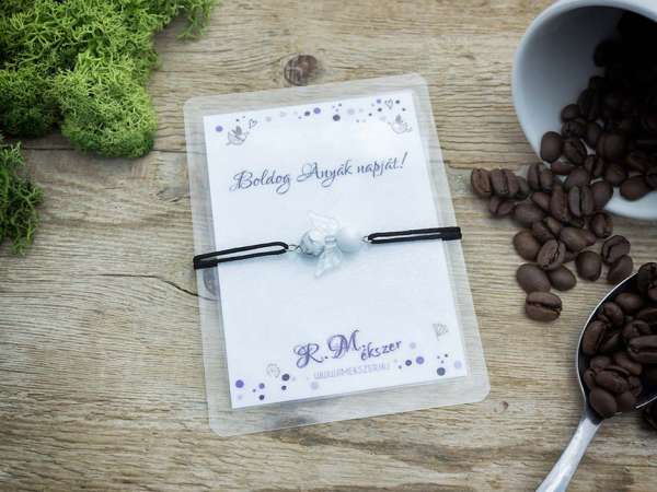 Boldog Anyák napját howlit angyal karkötő