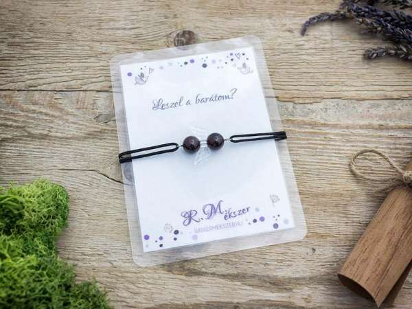 Leszel a barátom gránát angyal karkötő