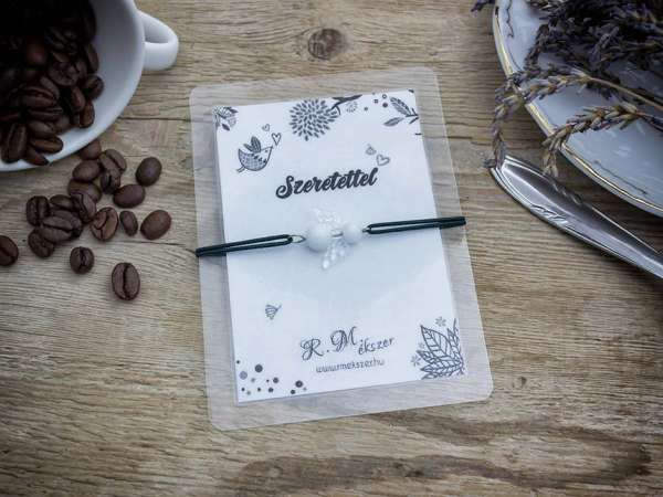 Szeretettel jáde angyal karkötő