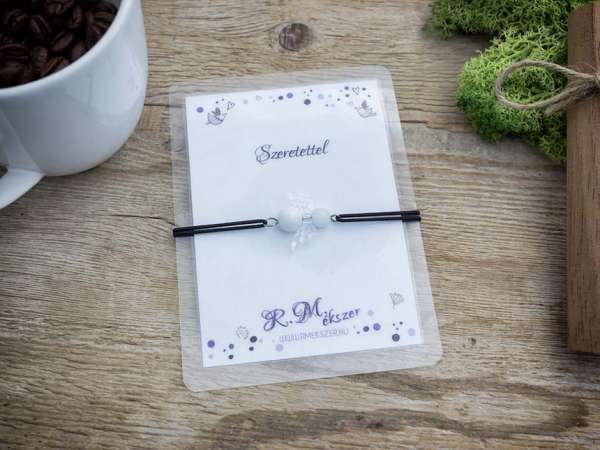 Szeretettel jáde angyal karkötő