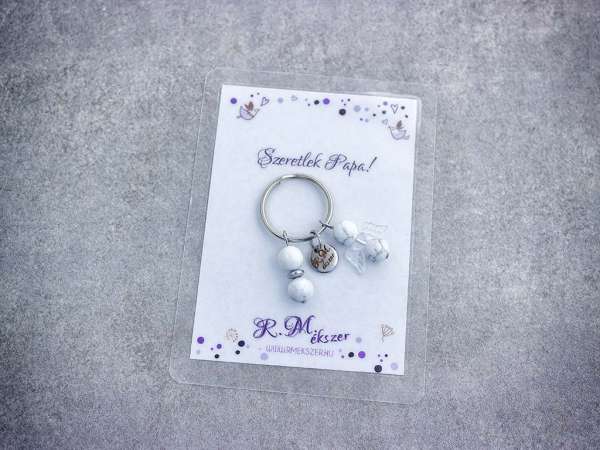 Szeretlek Papa kulcstartó howlittal