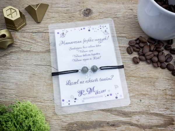 Hamarosan férjhez megyek labradorit angyal karkötő