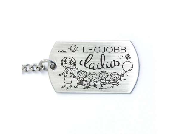 Legjobb dadus medálos kulcstartó