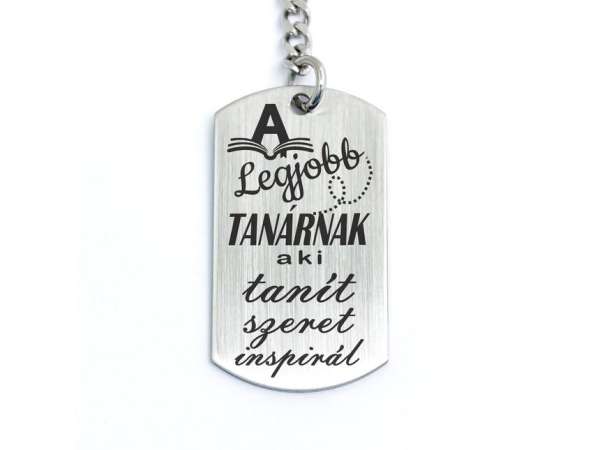 A legjobb tanár aki medálos kulcstartó