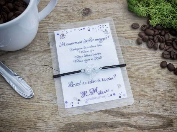 Hamarosan férjhez megyek hegyikristály angyal karkötő