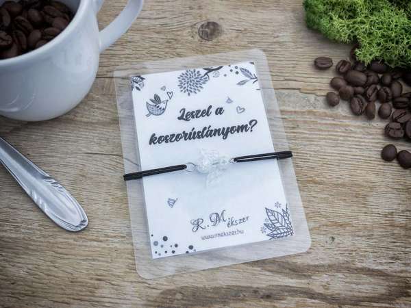 Leszel a koszorúslányom hegyikristály angyal karkötő