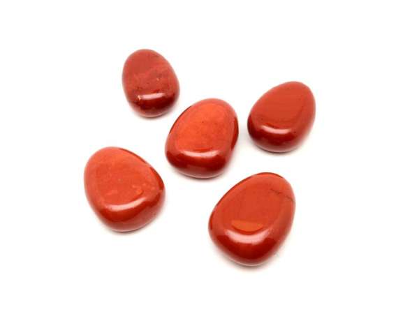 Átfúrt Jáspis vörös csepp medál