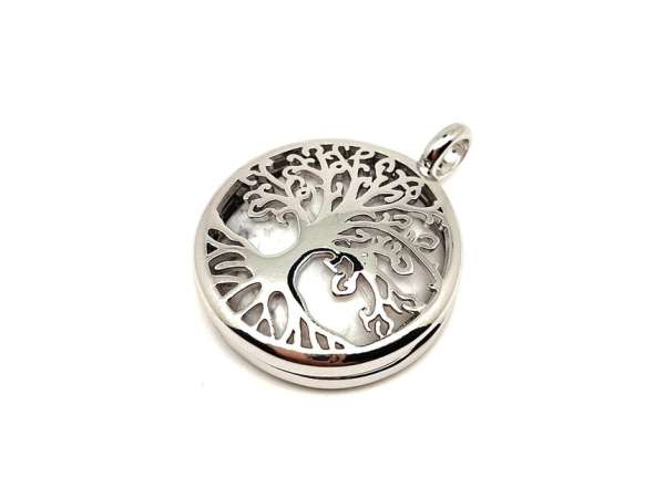 Kör medál fém életfa Howlit 2,5cm