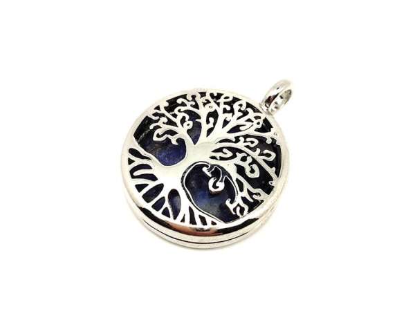 Kör medál fém életfa szodalit 2,5mm