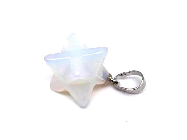 Merkaba medál opalit 2x2cm