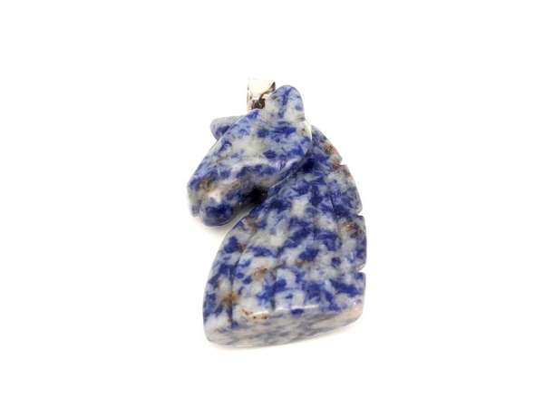 Ló medál szodalit spot 2x4cm