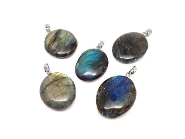 Lencse medál Labradorit A (MDG)