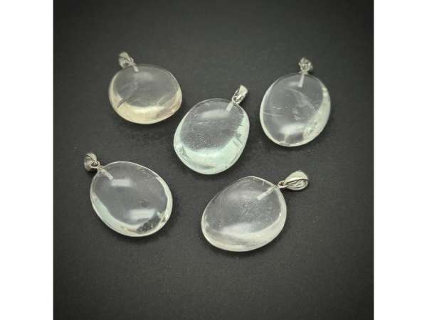 Lencse medál Hegyikristály AA (MDG)