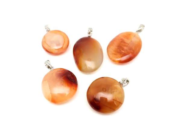 Lencse medál Karneol (MDG)