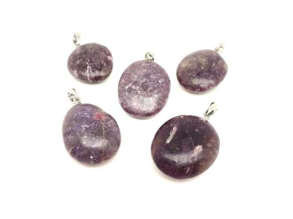 Lencse medál Lepidolit AA (MDG)