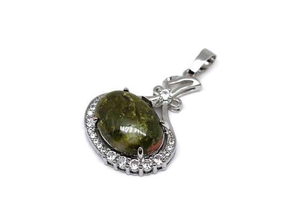 Ovális medál fém str Unakit 2,5x3cm