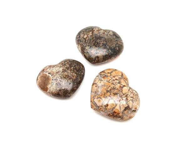 Jáspis ibis szív 3-4cm