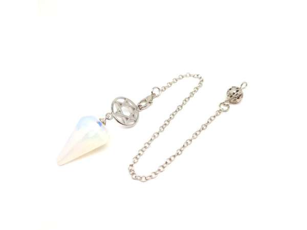 Inga hatlap csillag Opalit 1,5x2,5cm