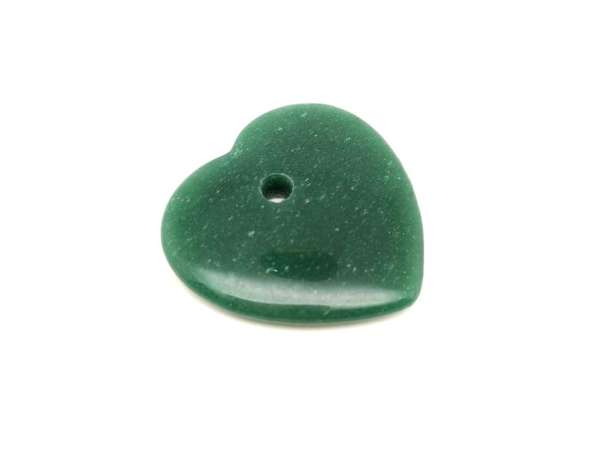 Aventurin átfúrt szív 35x35mm