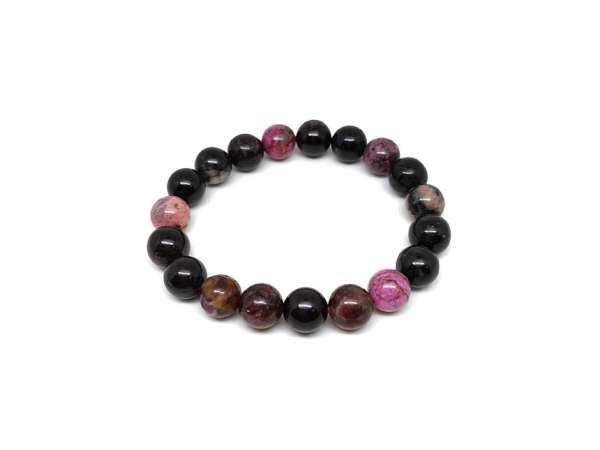 Kalcit kobalt golyó karkötő 10mm