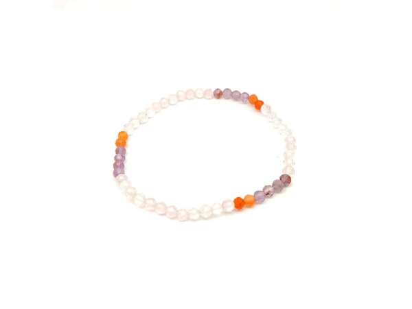 Amet hegyi karneol faz golyó kari 4-5mm