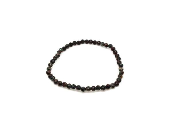 Szerafinit fazettált golyó karkötő 4mm