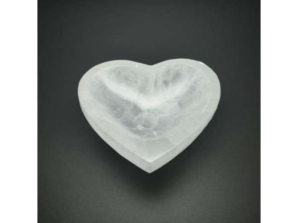 Szelenit tál szív 10cm