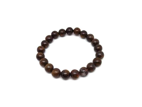 Bronzit golyó karkötő 8-9mm