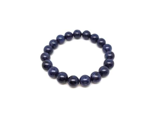 Zafír golyó karkötő 10-11mm