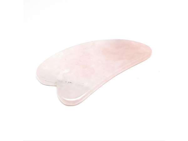 Rózsakvarc guasha 5x8cm