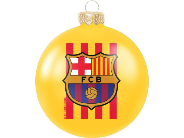 Hivatalos FC Barcelona karácsonyfadísz 8cm