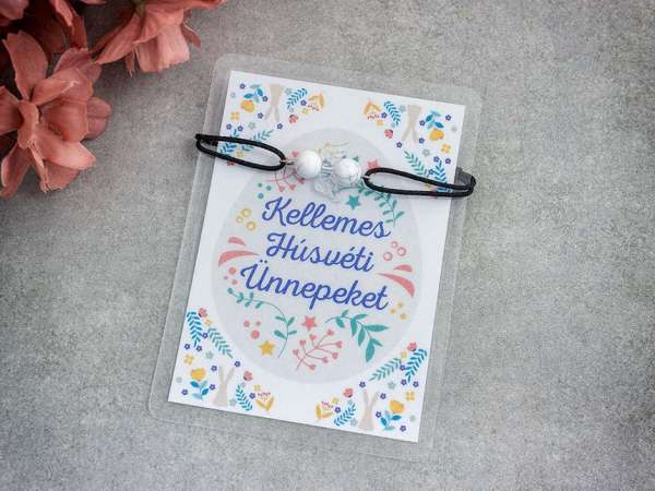 Kellemes Húsvéti howlit angyal karkötő