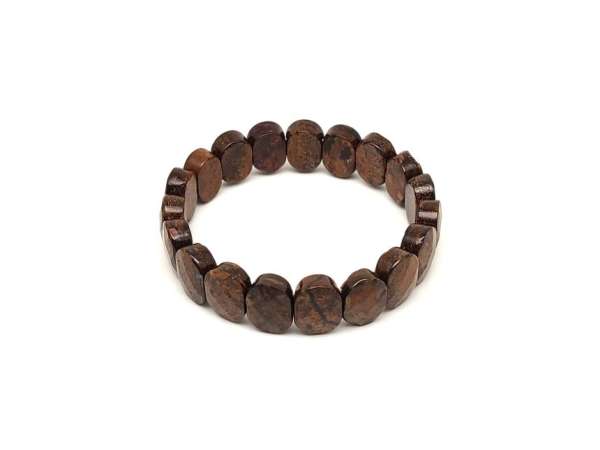 Bronzit faz ovális téglalap karkötő 14,5x10,5mm