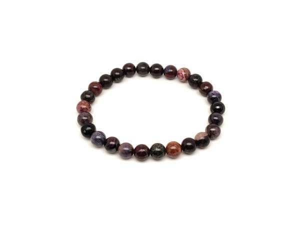 Szugilit golyó karkötő 8-9mm