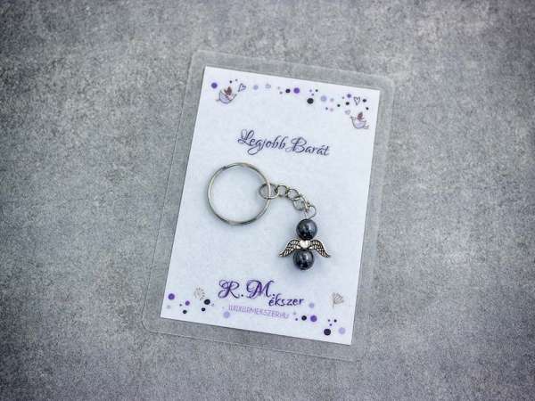 Legjobb barátomnak kulcstartó hematittal