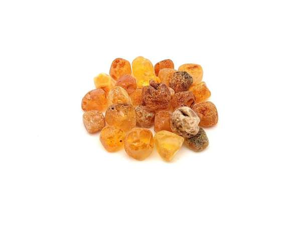 Borostyán nyers pebble 8-10mm 10g /csomag