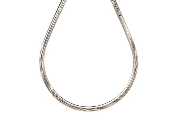 Orvosi acél ezüstszínű kígyólánc 45 cm