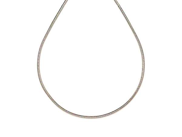 Orvosi acél vékony kígyólánc nyaklánc 45cm