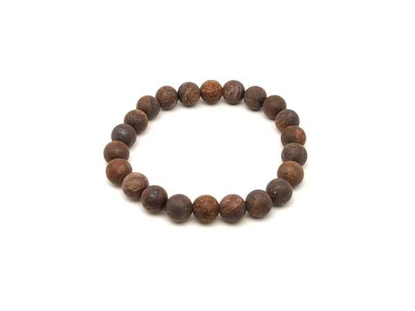 Bronzit matt ásvány karkötő golyós 8mm