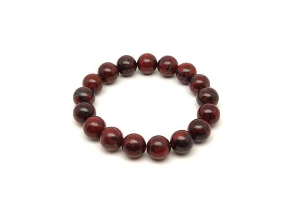 Jáspis breccsa ásvány karkötő golyós 10mm