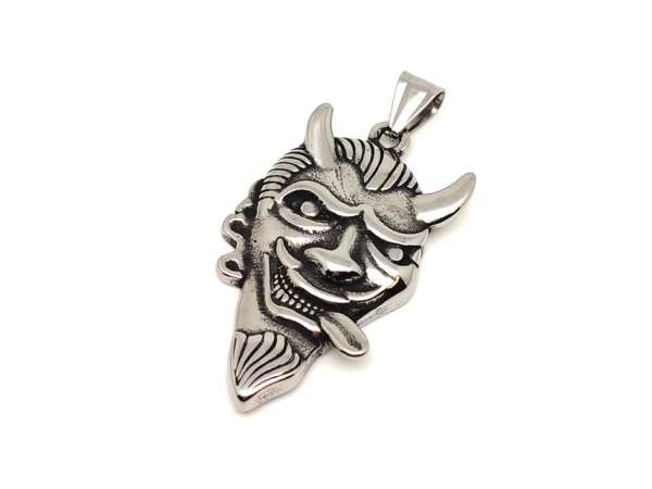 Medál acél ördög 4,5cm