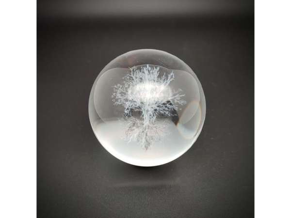 Üveg golyó életfa 6cm