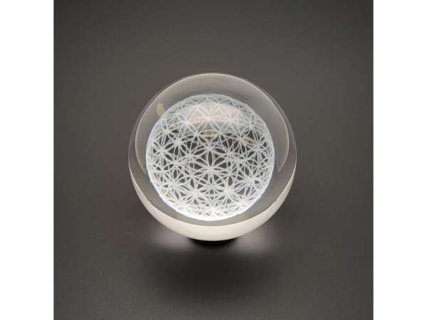 Üveg golyó életvirág 6cm