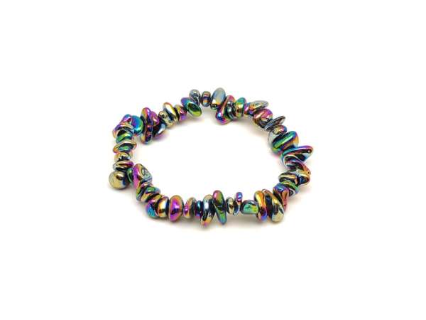 Szivárvány Aurakvarc Splitter Karkötő