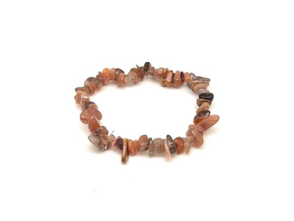 Barna Holdkő Splitter Karkötő