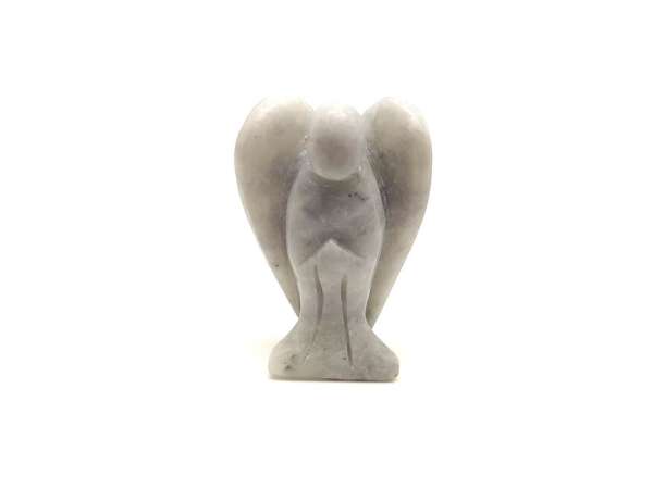 Márvány angyal figura 4 cm – szürke kő dísztárgy