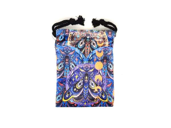Asztrológiai mintás szütyő – textil ajándéktasak 13x18 cm